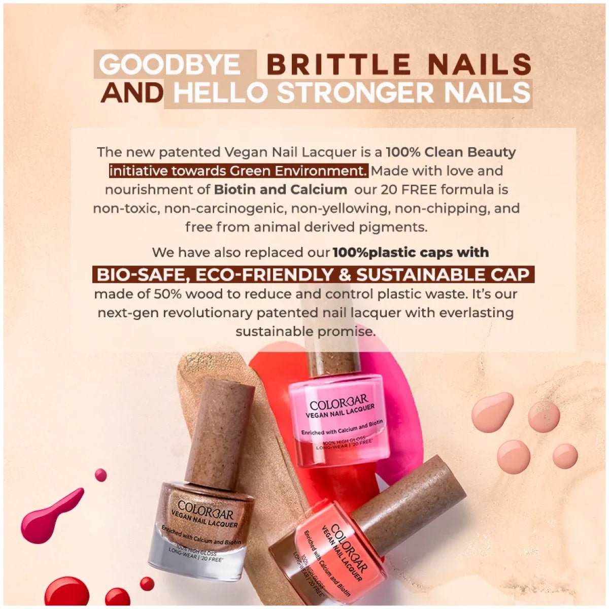Colorbar Vegan Nail Lacquer 287 Cookie Crumble