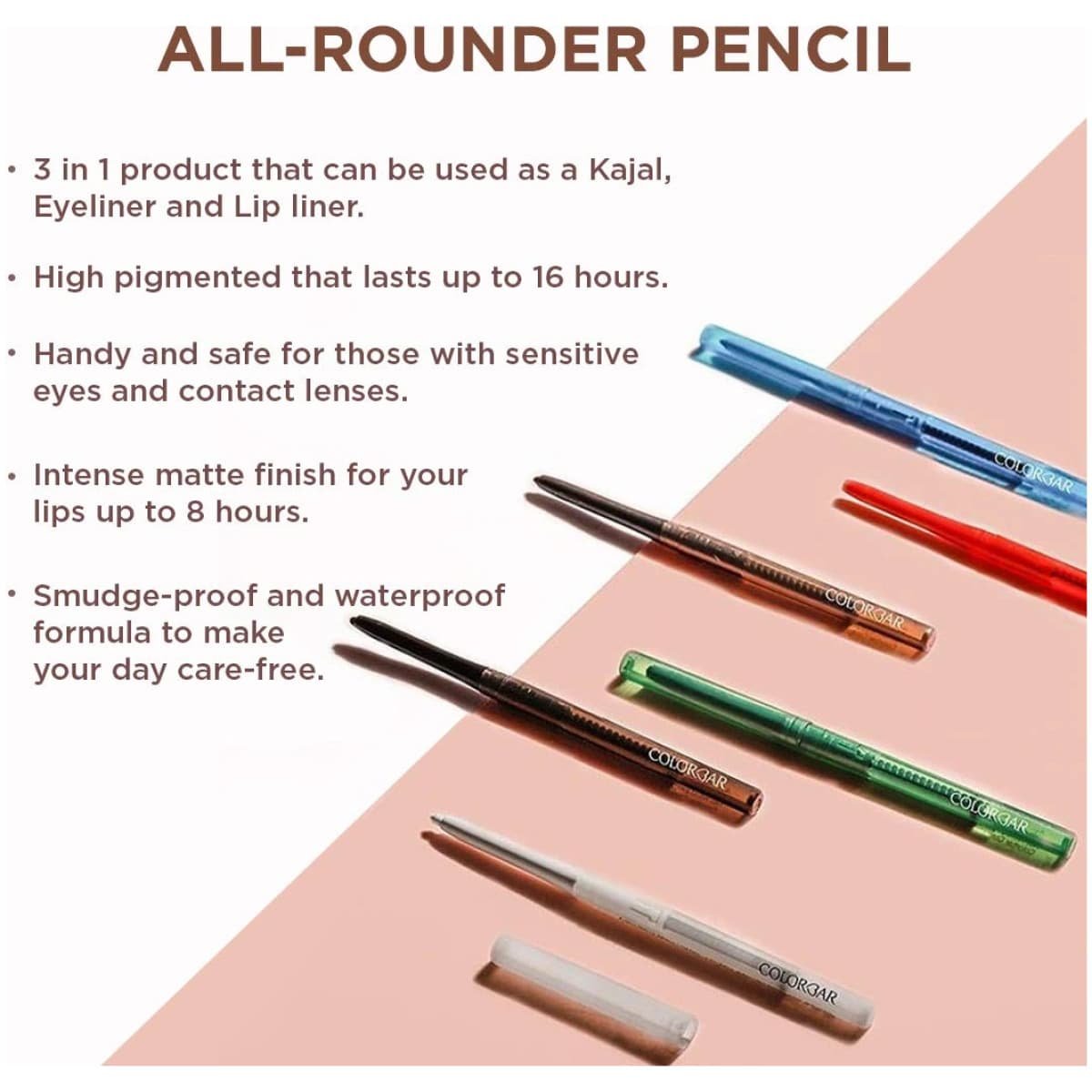 Colorbar ALL-Rounder Pencil 002 Rich Ruby