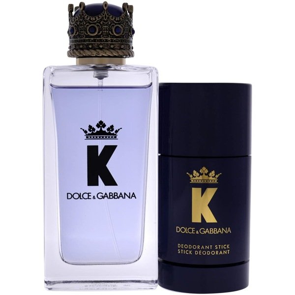 Dolce & Gabbana K Travel Set For Men EDT+100ml + Deodorant Stick 75Gm