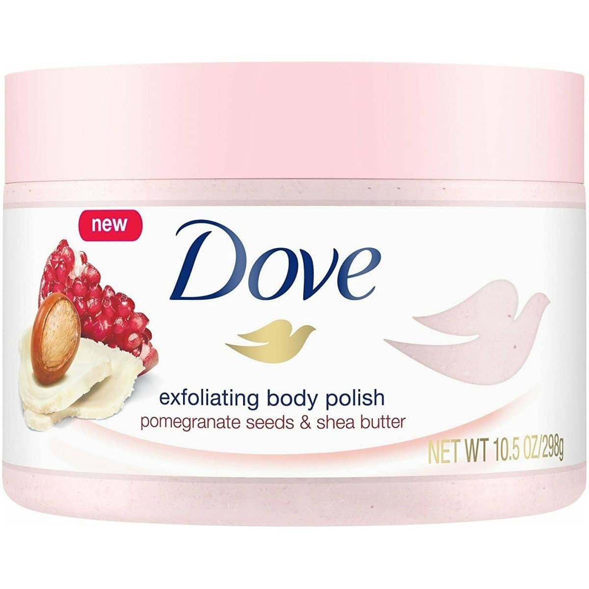 Dove Exfoliating Pomegranate and Shea Polish Body Scrub (10.5 Oz)