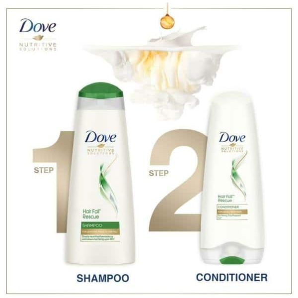 Dove Hair Fall Rescue Shampoo For Weak Hair, 180 ml