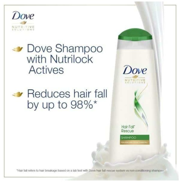 Dove Hair Fall Rescue Shampoo For Weak Hair, 180 ml