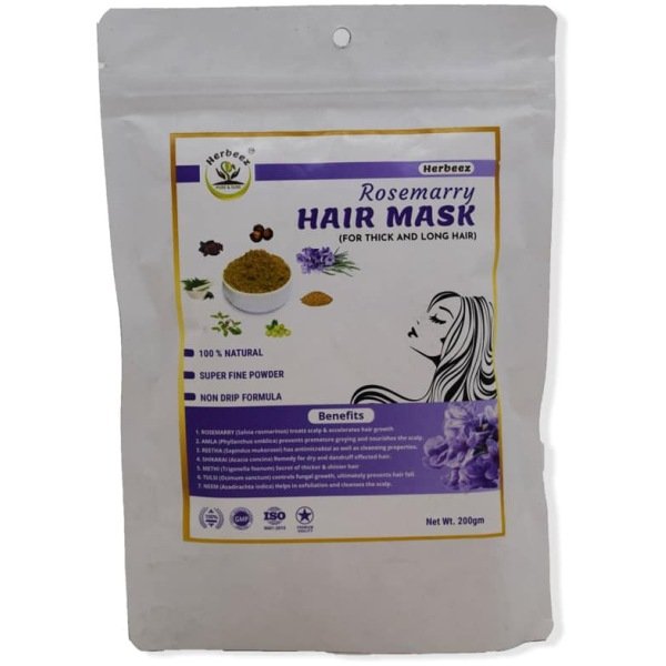 Herbeez Hair Mask Rosemarry 200Gm