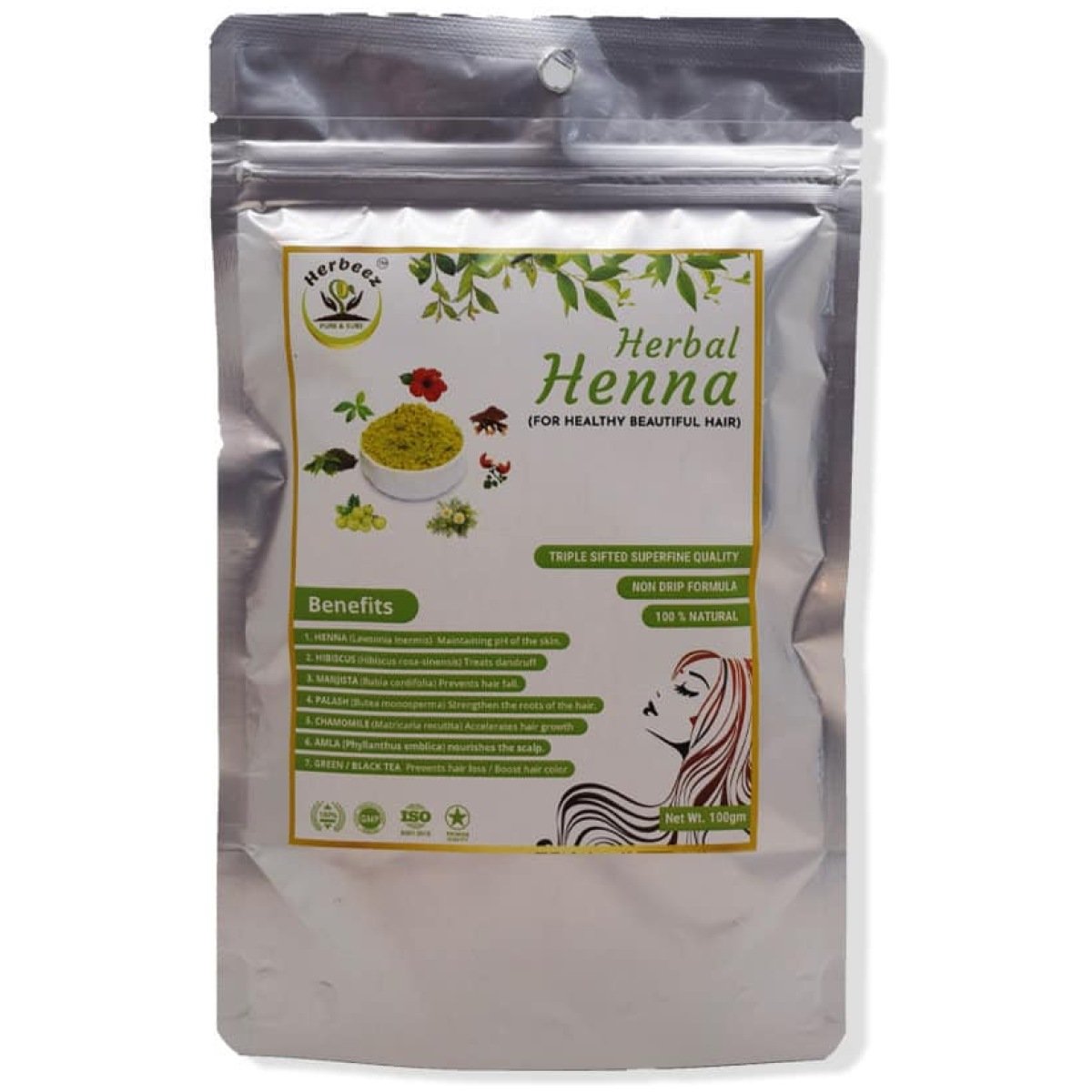 Herbeez Henna Herbal 100Gm