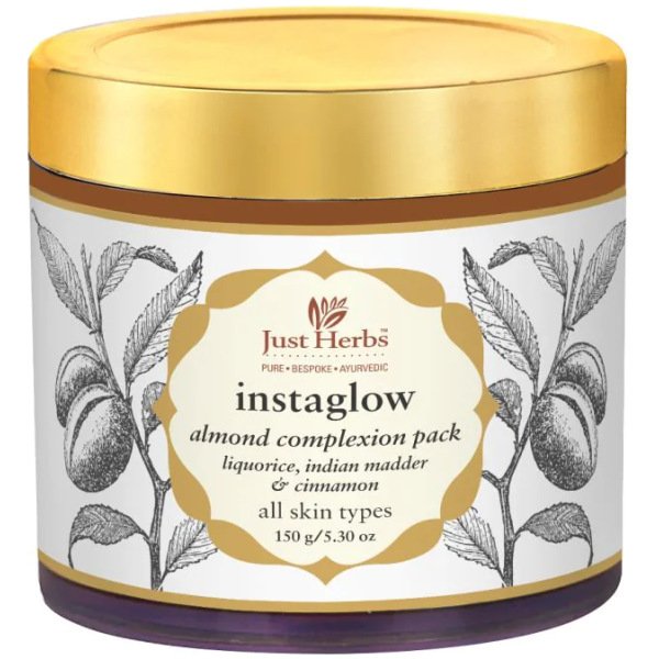 Just Herbs Instaglow Almond Complexion Pack 150G