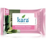 Kara Face Wipe Cleansing & Hydrating Refreshing Aloe Vera & Cucumber 30 Wipes