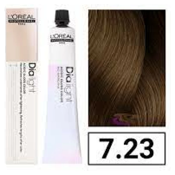 L'Oréal Dia Light hair color 7.23