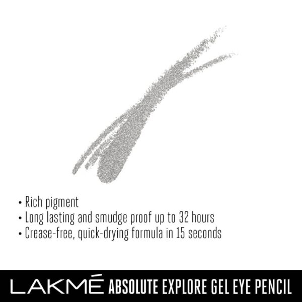 Lakme Absolute Explore Eye Pencil, Alluring Silver