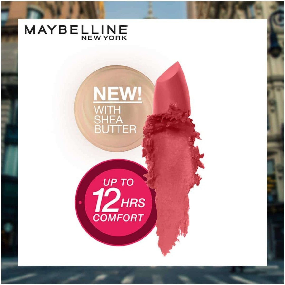 Maybelline Matte Lipstick 671 Heated Pink 