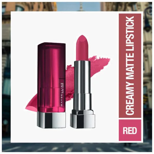 Maybelline New York Color Sensational Creamy Matte Lipstick 680 Mesmerizing Magenta