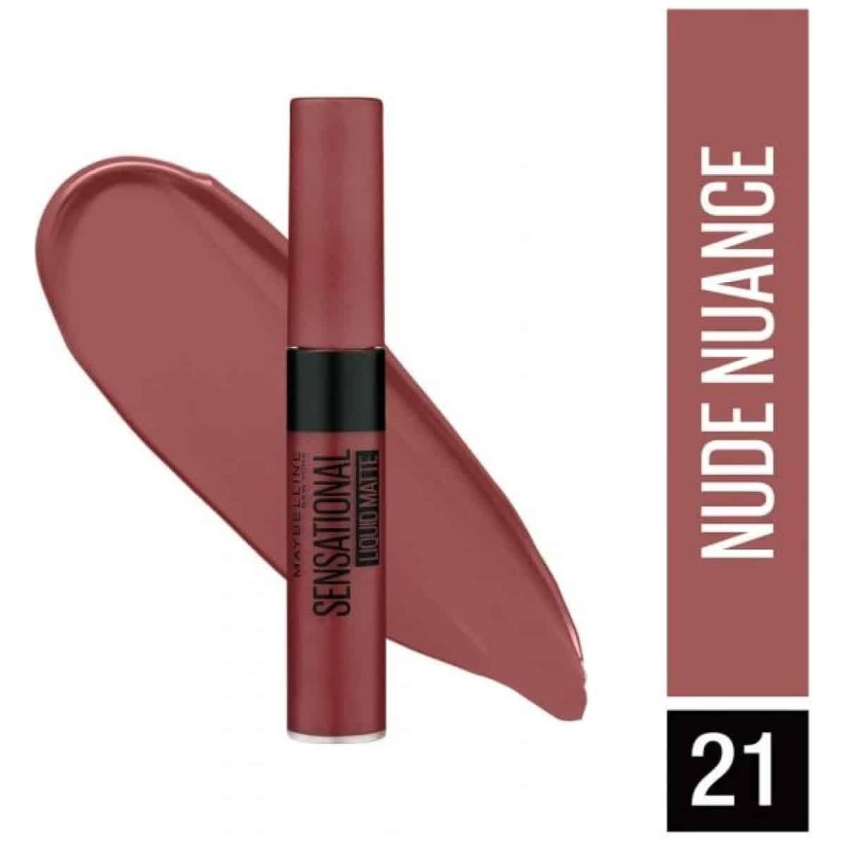 Maybelline New York Sensational Liquid Matte 21 Nude Nuance 