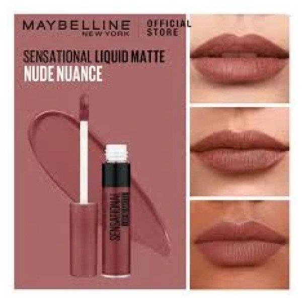 Maybelline New York Sensational Liquid Matte 21 Nude Nuance 