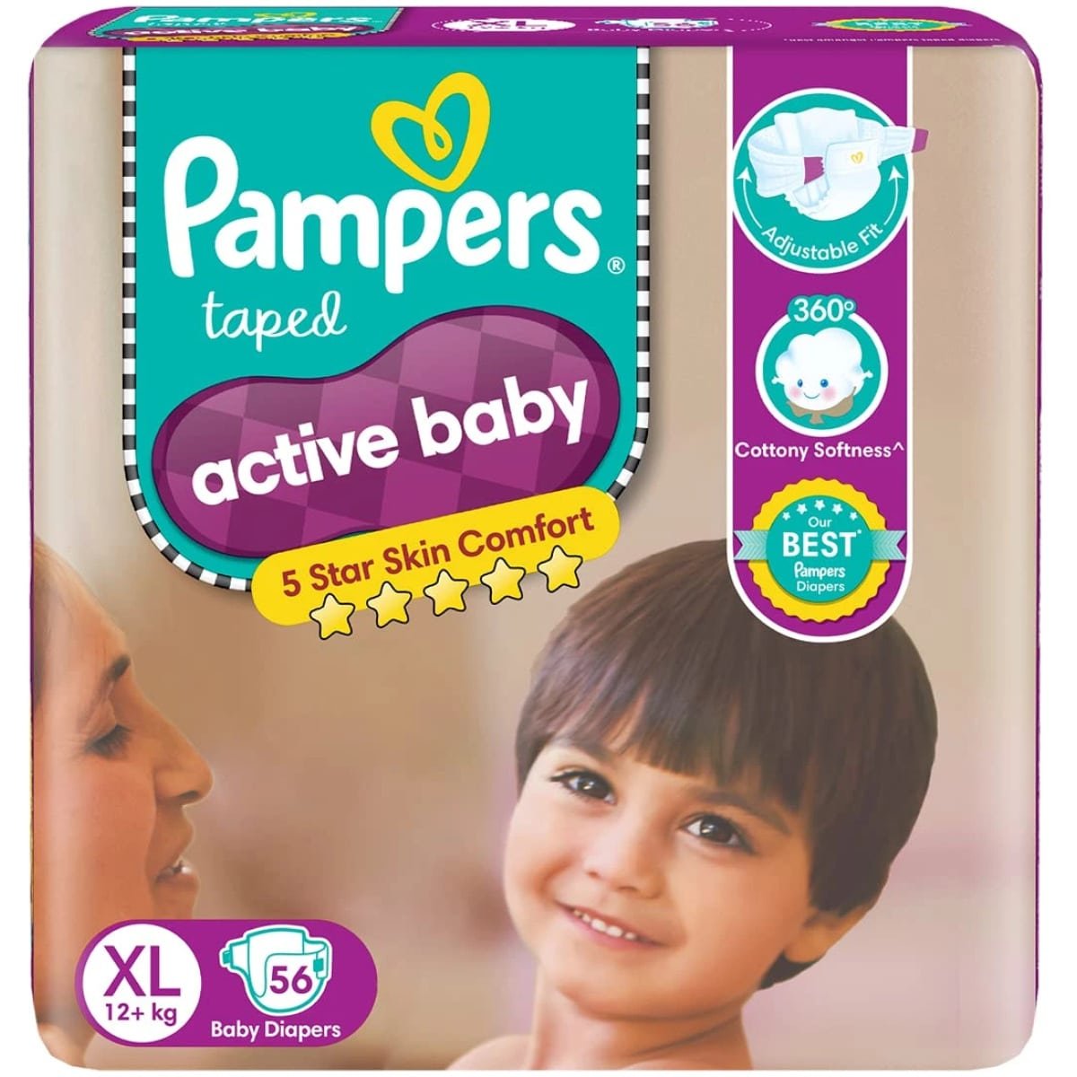 Pampers Active Baby Diapers XL