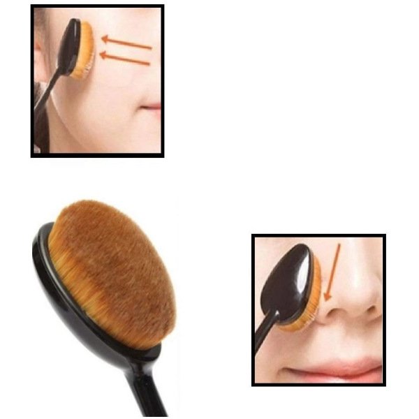 SHELTER Oval Foundation Brush