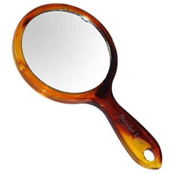 Scarlet Small Double Sided Hand Mirror