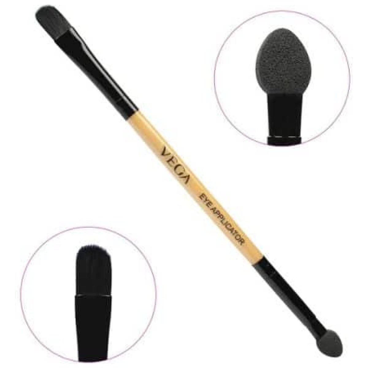 VEGA 2 in 1 Mini Make up Brush- Eye Shadow and Eye Applicator (DMB-01)