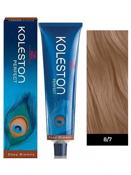 Wella Professionals Koleston Deep Browns Hair Color 60Gm 8/7 Light Blonde Brown