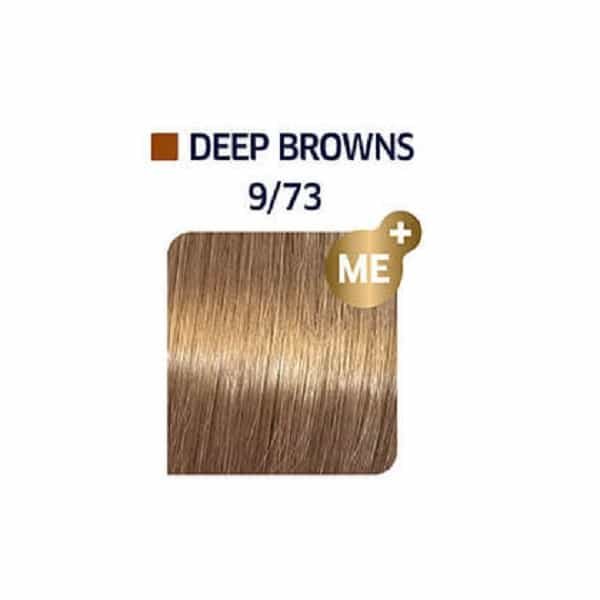 Wella Professionals Koleston Deep Browns Hair Color 60Gm 9/73 Very Light Blonde
