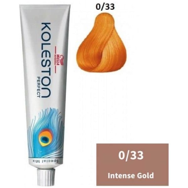 Wella Professionals Koleston Special Mix Hair Color 60Gm 0/33 Intense Gold