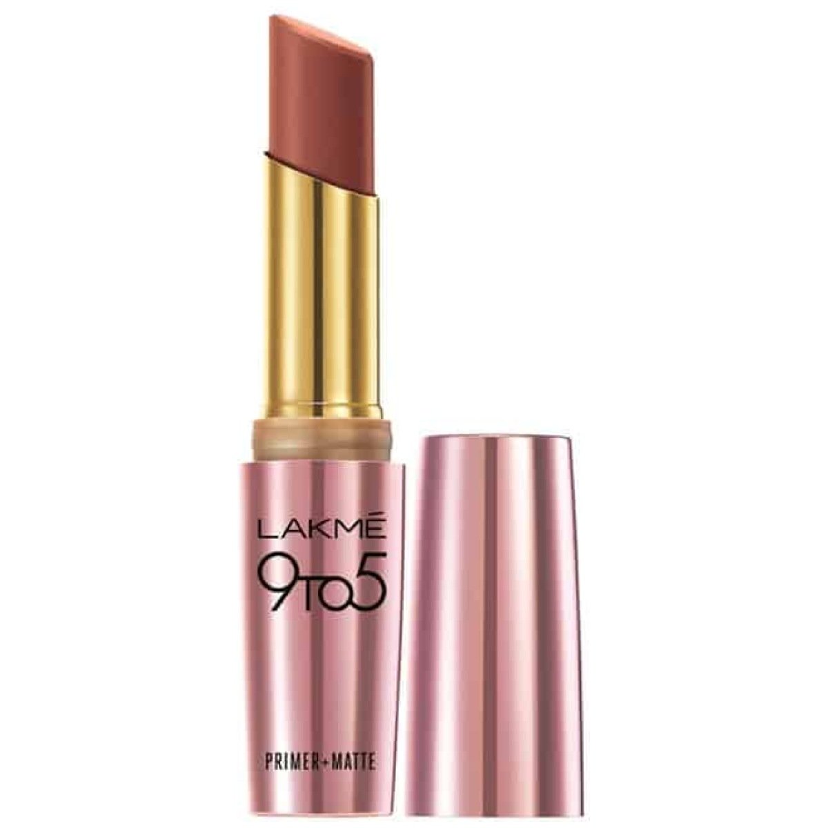 Lakme 9 To 5 Primer + Matte Lipstick - MB13 Carmel Cut