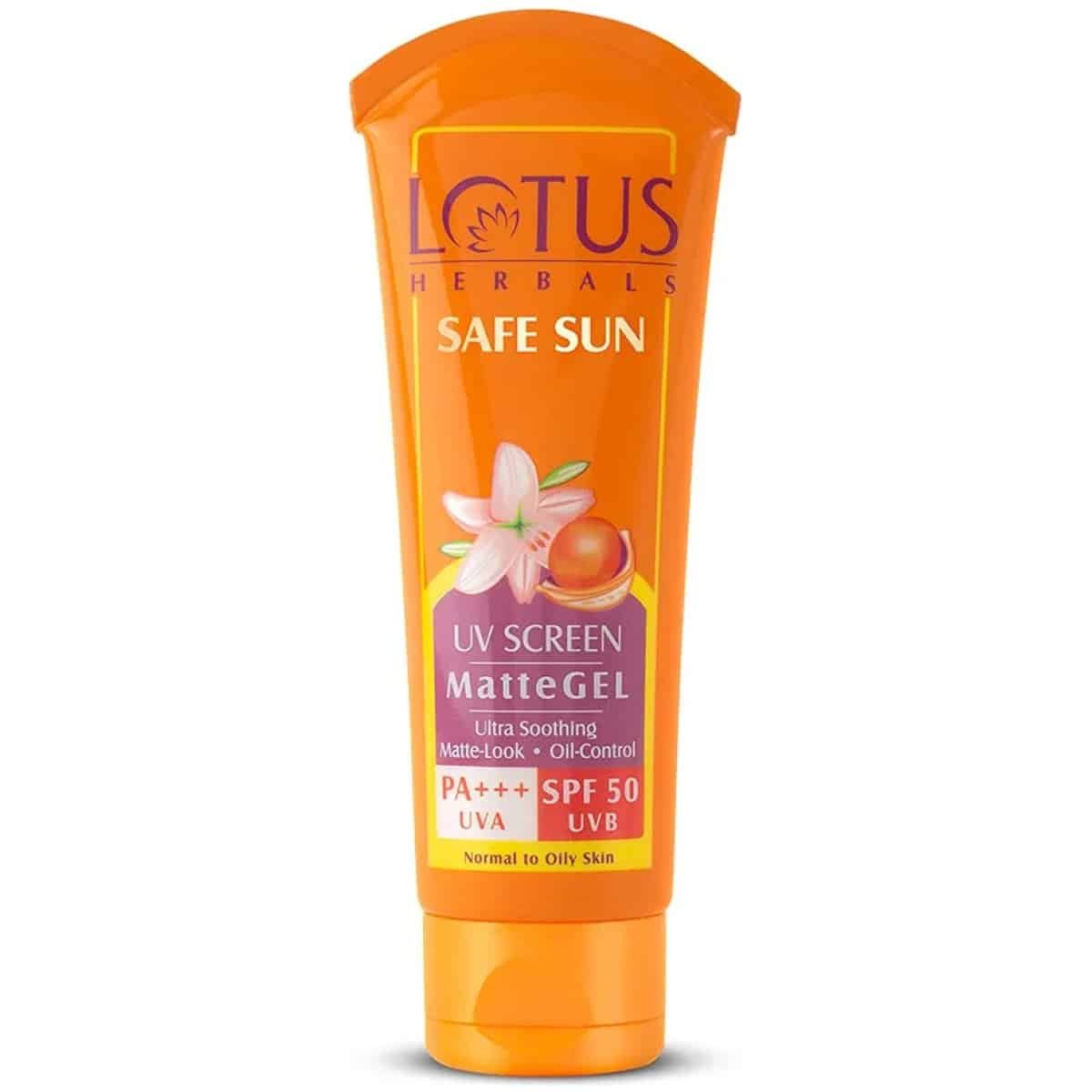 Lotus Invisible Matte Gel Sunscreen SPF50