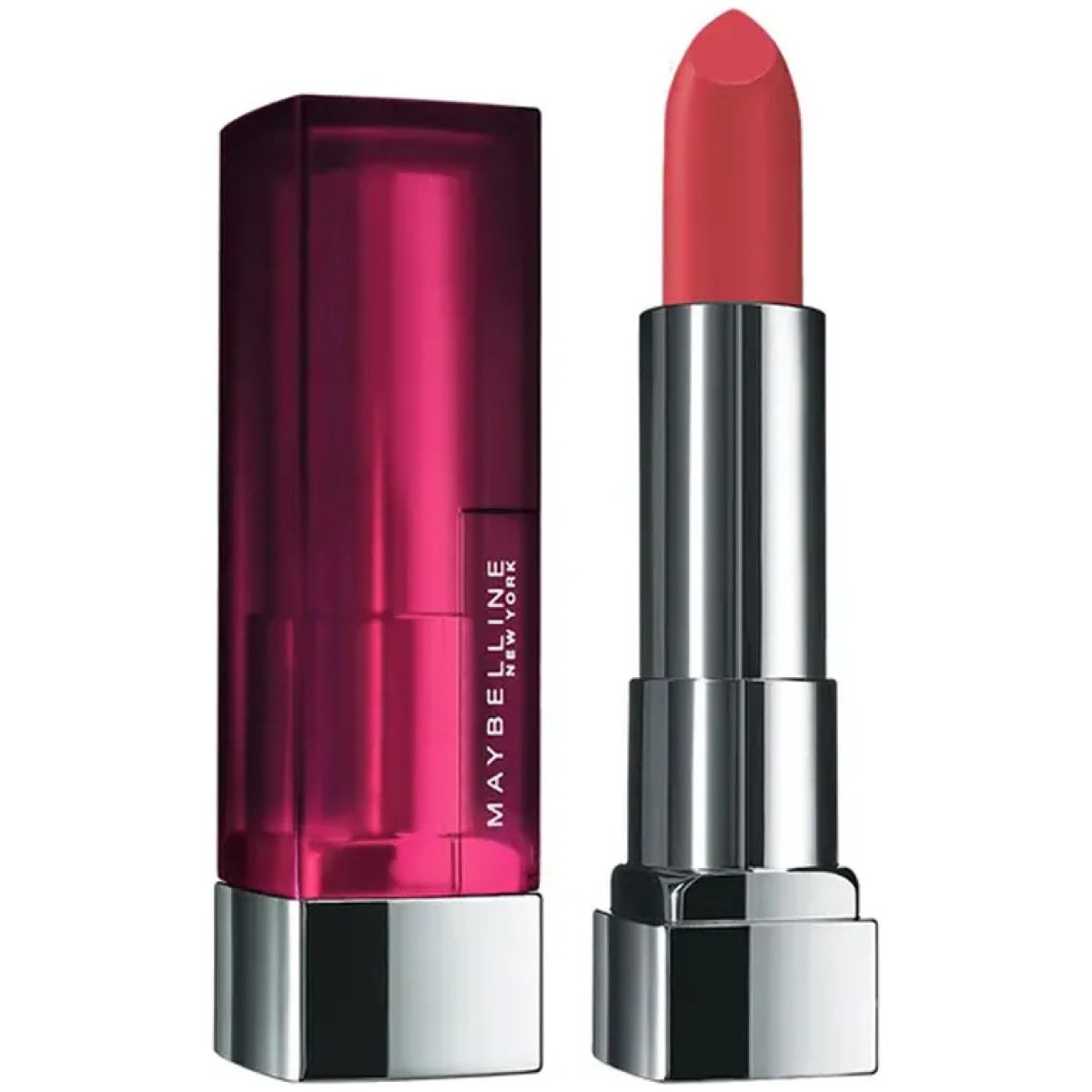 Maybelline New York Color Sensational Creamy Matte Lipstick 671 Heated Pink 