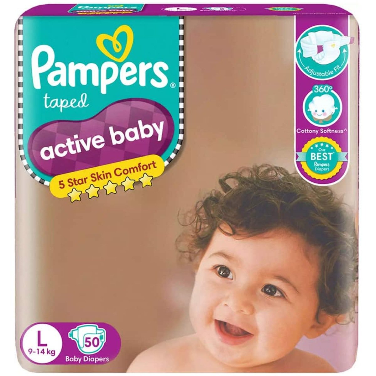 Pampers Active Baby Diaper Large