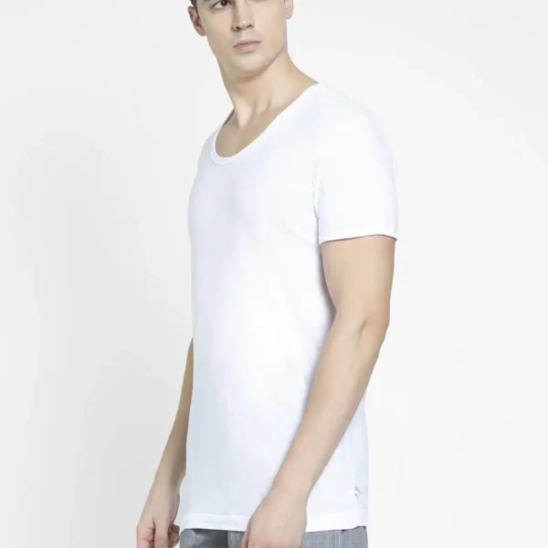Van Heusen Classic Anti-bacterial Innerwear White Vest 10072