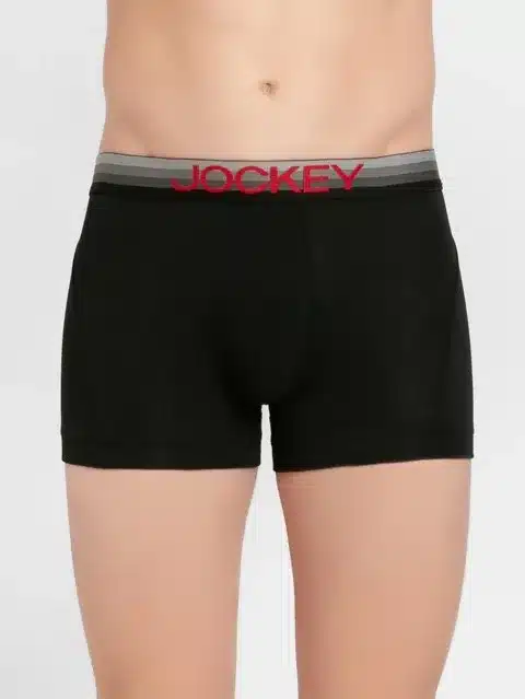 Jockey Modern Solid Trunks for Men with Double layer Contoured Pouch #US20