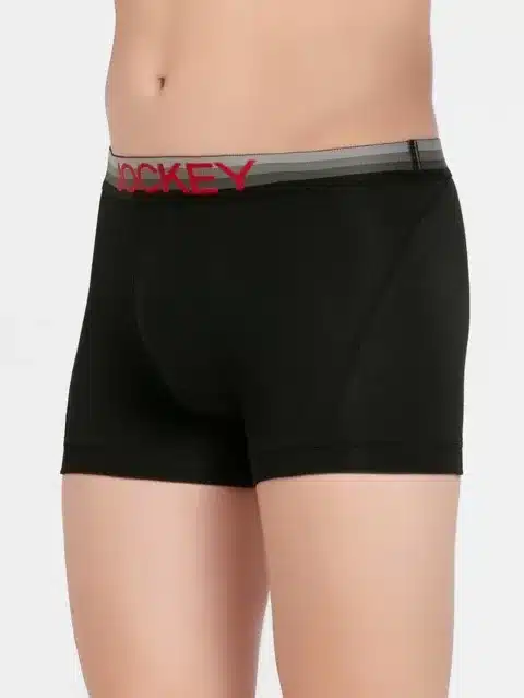 Jockey Modern Solid Trunks for Men with Double layer Contoured Pouch #US20