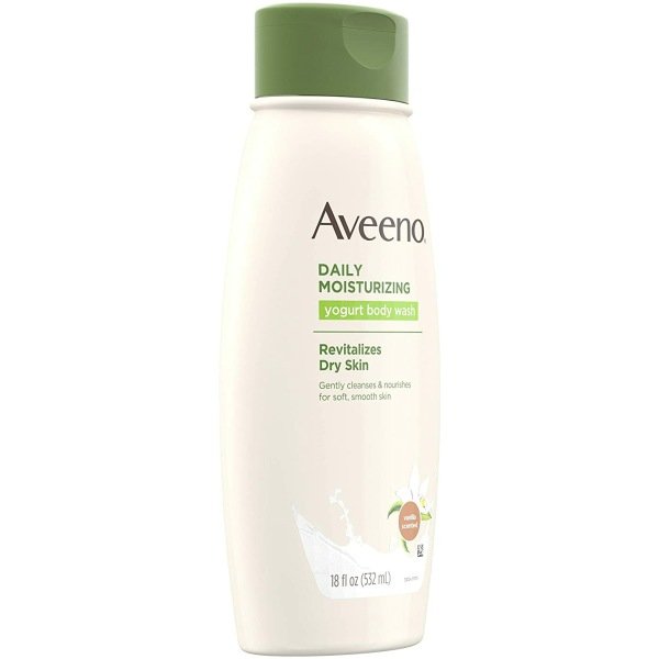 Aveeno, Daily Moisturizing Yogurt Body Wash, Vanilla 532ml