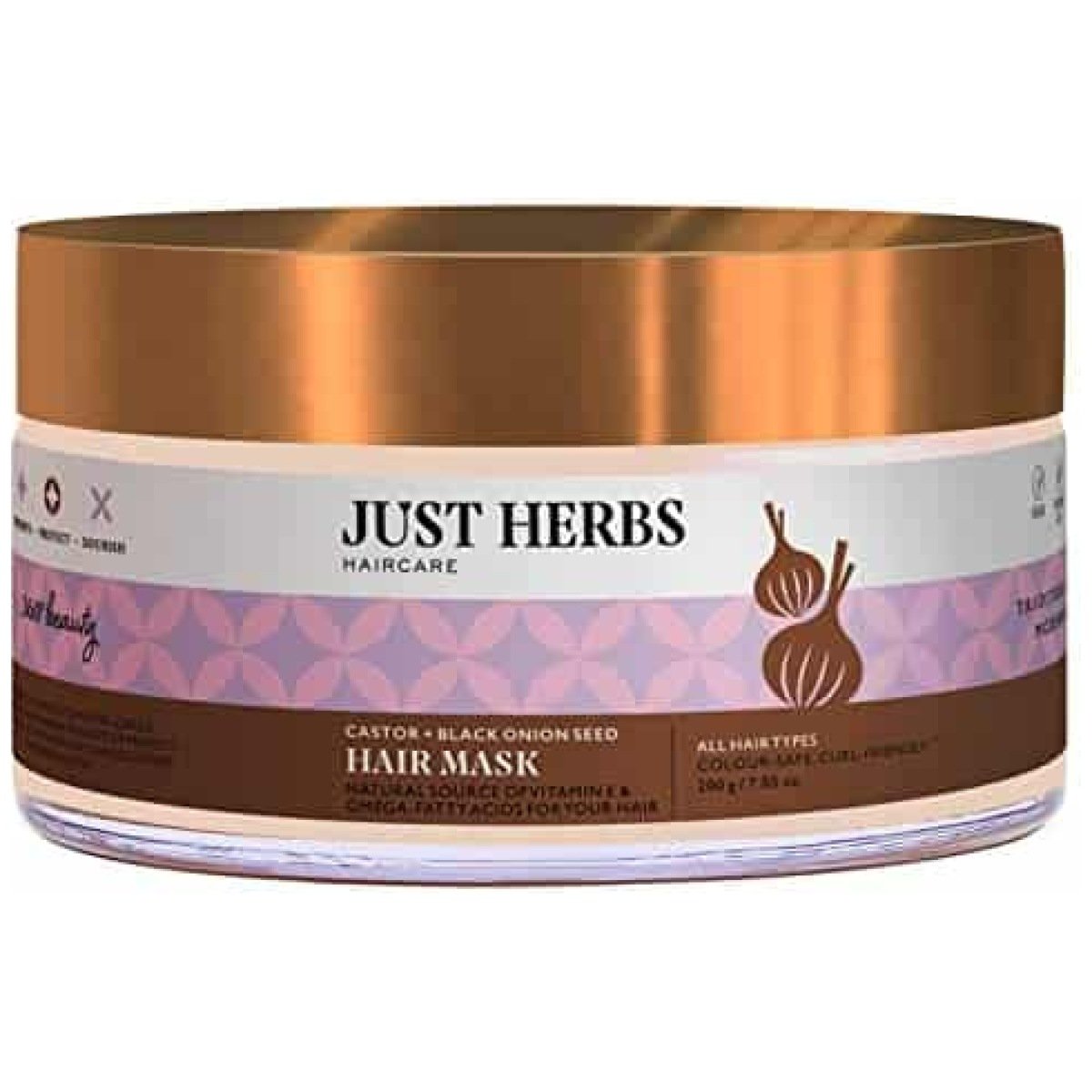 Just Herb Hair Mask Castor+Onion 200G