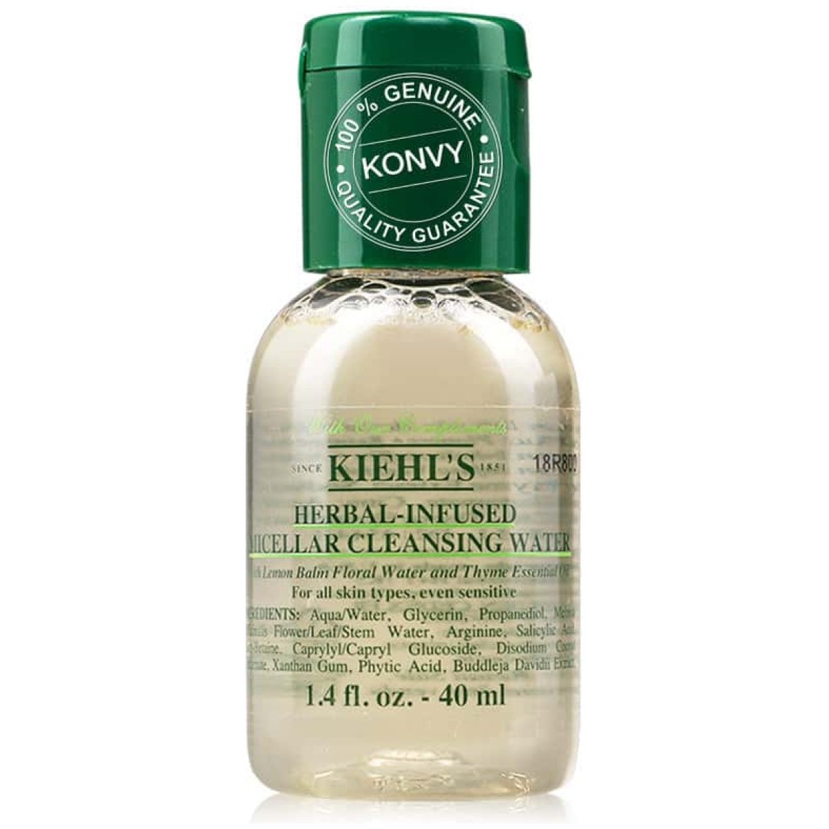 kiehl's herbal infused micellar cleansing water