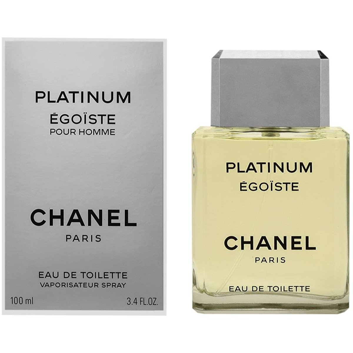 Chanel Egoiste Platinum Eau De Toilette Spray for Men, 100ml