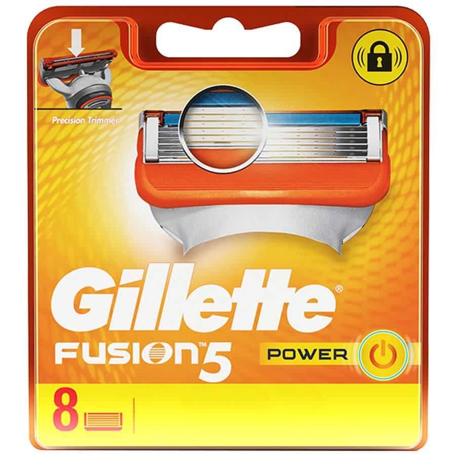 Gillette Fusion Power Shaving Razor Blades Cartridge 