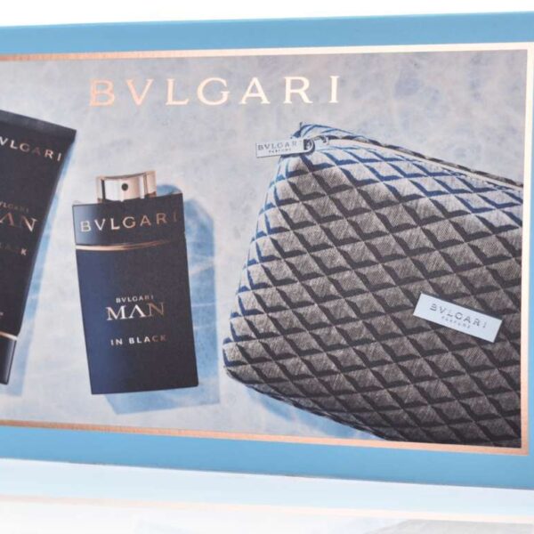 Bvlgari Man In Black Perfume Gift Set For Men