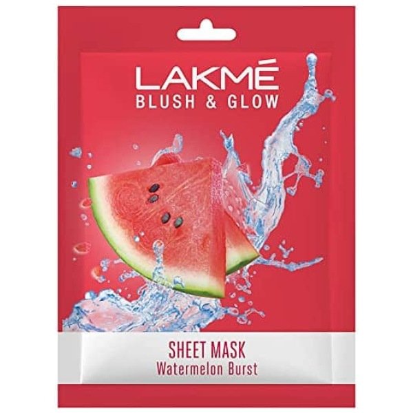 Lakme Blush & Glow Watermelon Sheet Mask, 25 Ml