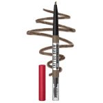 2-in-1 brow pencil that helps give you full and sculpted brows Made with a creamy powder texture The pigmented fine-tip draws precise hair like strokes It has a waterproof and smudge-resistant formula The longwear polymers enable this pigment to last all day Easy to glide and use Available in 3 diverse shades