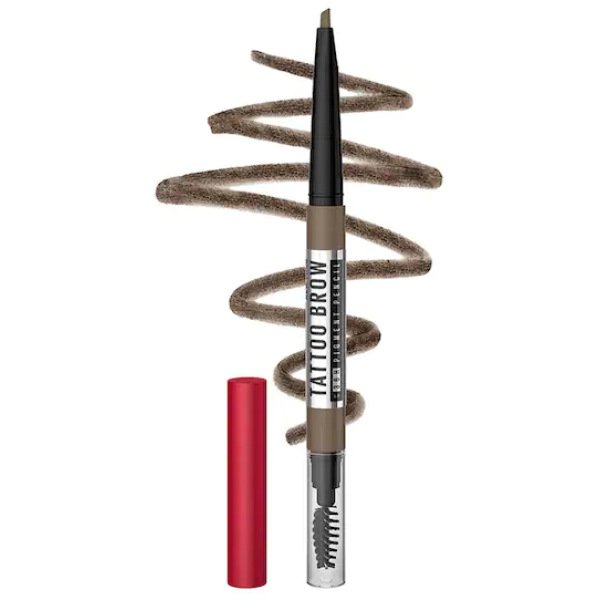 2-in-1 brow pencil that helps give you full and sculpted brows Made with a creamy powder texture The pigmented fine-tip draws precise hair like strokes It has a waterproof and smudge-resistant formula The longwear polymers enable this pigment to last all day Easy to glide and use Available in 3 diverse shades