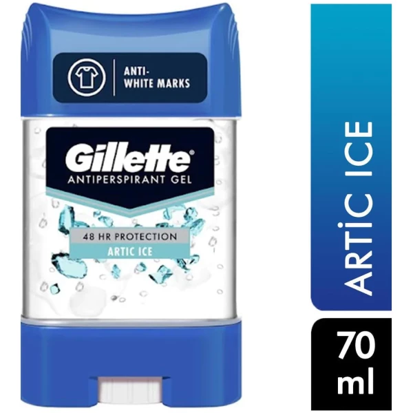 Gillette Antiperspirant Gel 48HR Protection- Arctic Ice 70ml 