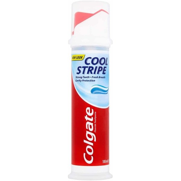 Colgate Cool Stripe Fluoride Toothpaste Pump 100ml