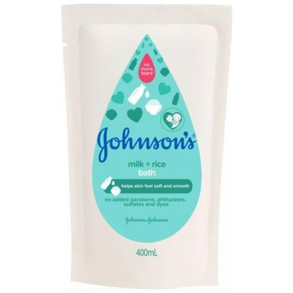 Johnson’s Baby Bath Milk+Rice Refill 400ml