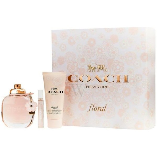 Coach Floral Eau The Parfum Perfume Gift Set for Women, 3 Pieces