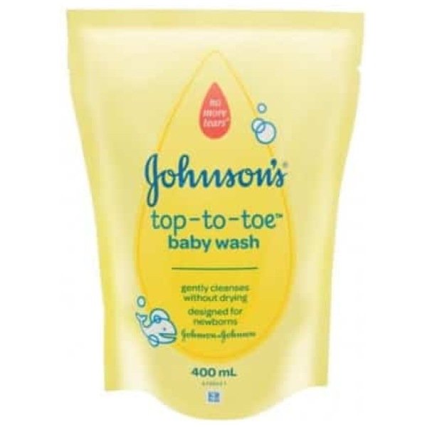 Johnson'S Baby Wash Top To Toe Pouch 400Ml