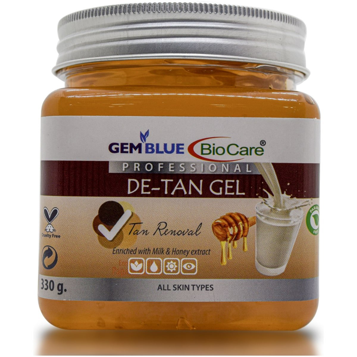 Gemblue Biocare Professional De-Tan Gel 330ml