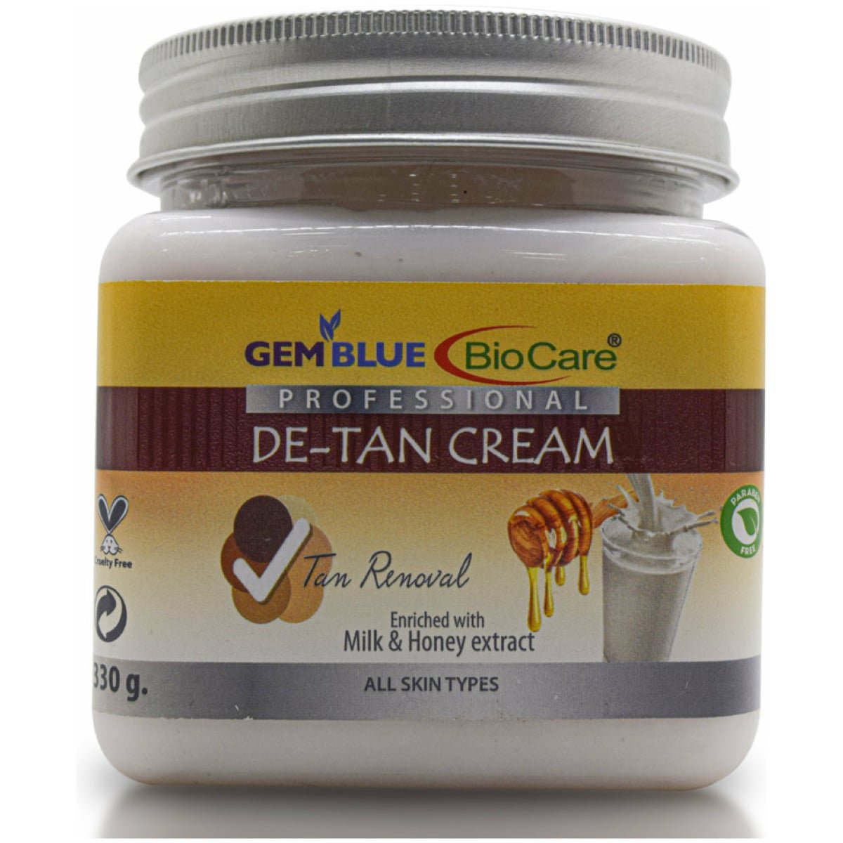 Gemblue Biocare Professional De-Tan Cream 330ml