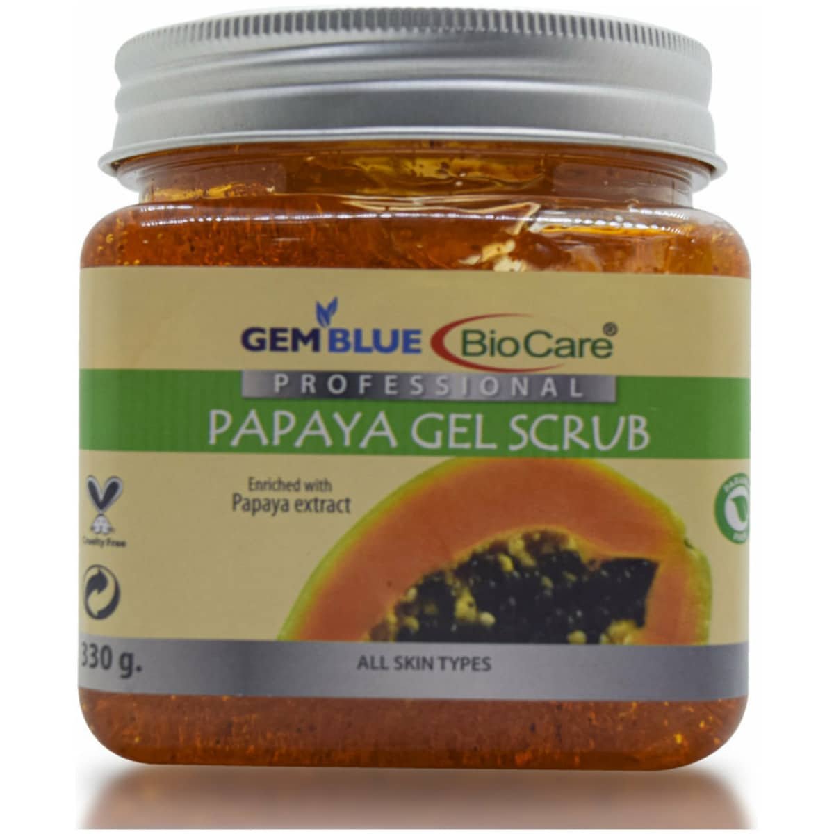 Gemblue Biocare Professional Papaya Gel Scrub 330ml