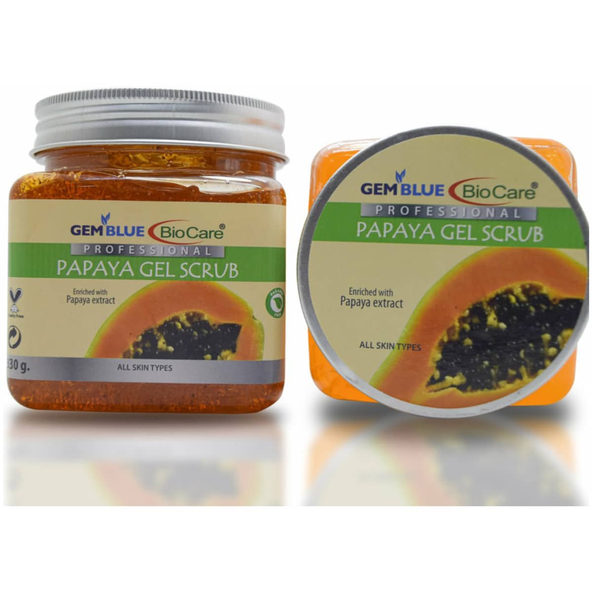 Gemblue Biocare Professional Papaya Gel Scrub 330ml