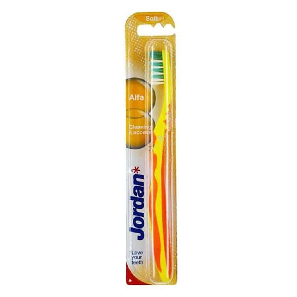 Jordan Alfa Clean Access Toothbrush with Change Me Indicator ( Assorted Color )