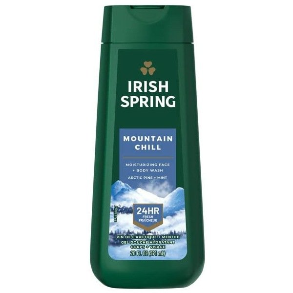 Irish Spring Moisturizing Face + Body Wash, Mountain Chill, 20 fl.oz